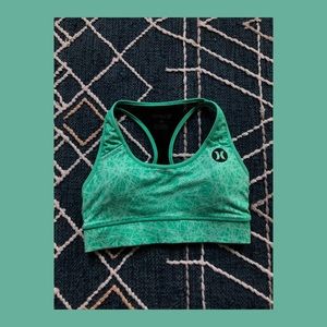 🍀Turquoise Green Hurley Mesh Sports Bra🍀